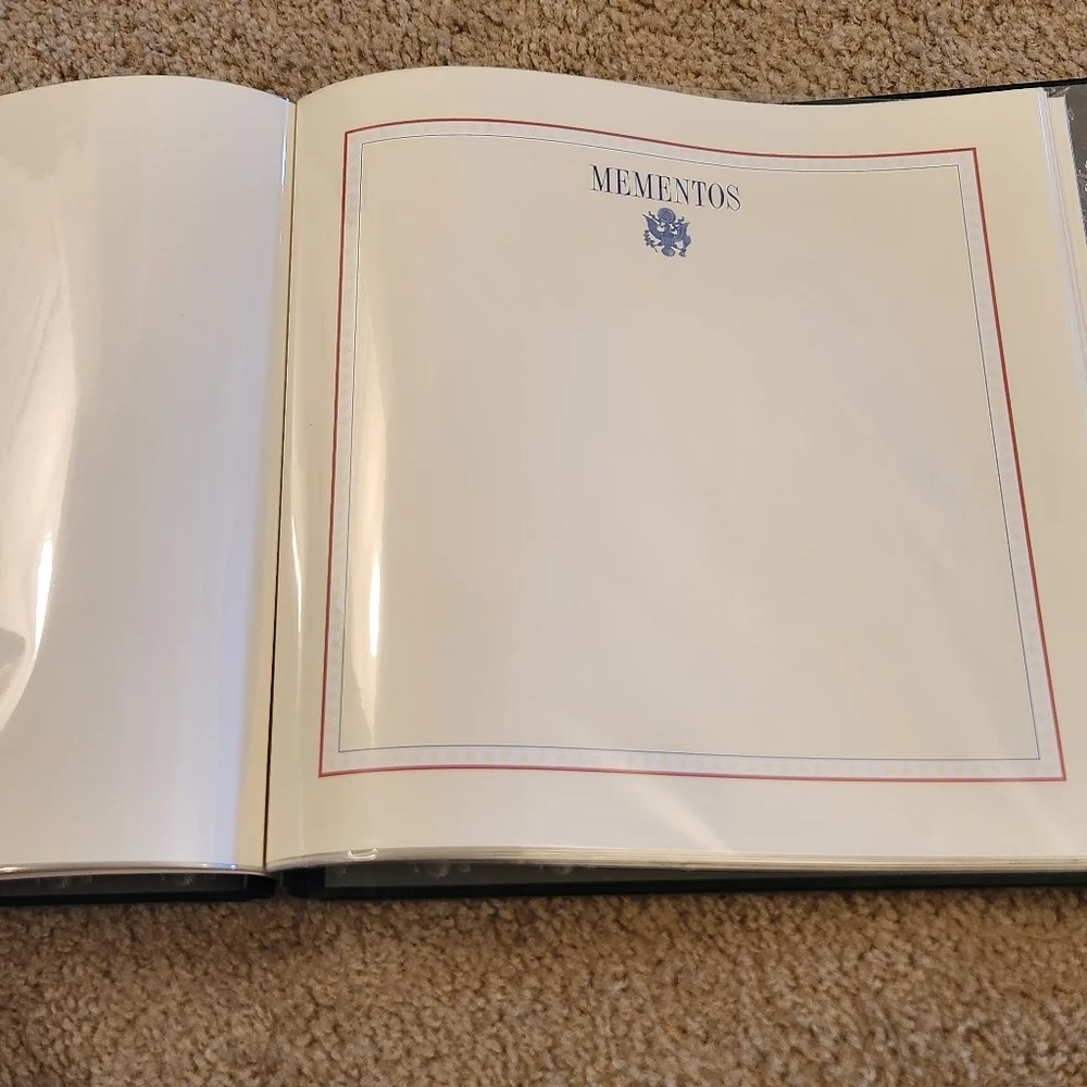 United States U.S. Army Leather Scrapbook Military K & Company 13.5